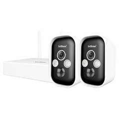 Sistem supraveghere wireless 2 camere 3MP SriHome SH033