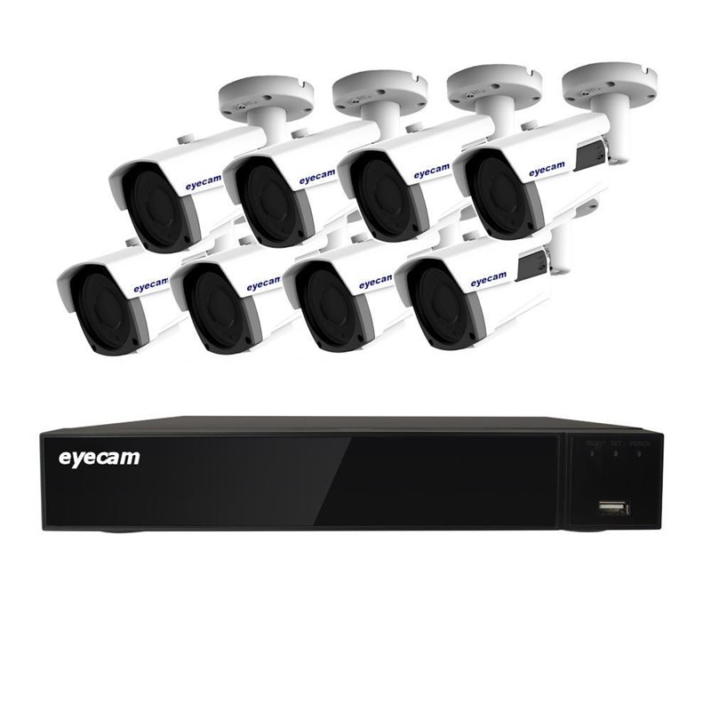 Sistem Supraveghere Video 8 Camere Exterior 5MP 2.8-12mm 60M Sistem Supraveghere Video 8 Camere Exterior 5MP 2.8-12mm 60M