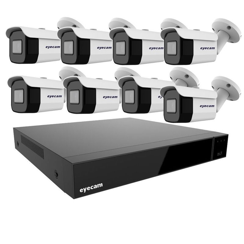 Sistem Supraveghere Video 8 Camere Exterior 5MP 3.6mm 30M Sistem Supraveghere Video 8 Camere Exterior 5MP 3.6mm 30M
