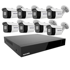 Sistem Supraveghere Video 8 Camere Exterior 8MP 4K 3.6mm 25M
