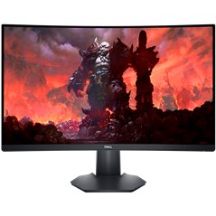 Monitor LED Dell Gaming S2722DGM, 27" QHD 2560x1440 165Hz VA Panel 16:9 Curved 99% sRGB, 350 cd/m2, 3000:1, 178/178, 1ms (MPRT) 