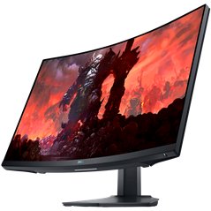 Monitor LED Dell Gaming S2722DGM, 27" QHD 2560x1440 165Hz VA Panel 16:9 Curved 99% sRGB, 350 cd/m2, 3000:1, 178/178, 1ms (MPRT) 