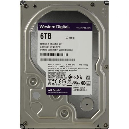 WD HDD3.5 6TB SATA WD62PURX