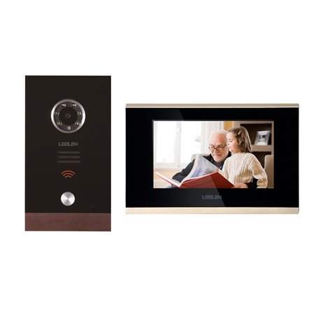 Videointerfon IP LEELEN V32 Ultra-subtire 7” cititor de card