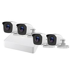 KIT 4CAMERE IP BULLET+1NVR+1HDD+4ALIM