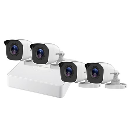 KIT 4CAMERE IP BULLET+1NVR+1HDD+4ALIM