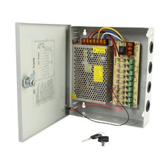 Sursa alimentare 12V / 10A 9Ch CCTV S120910