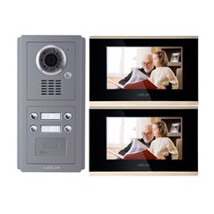 Videointerfon IP LEELEN 2 familii cu cititor de card