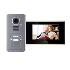 Videointerfon IP LEELEN o familie cu cititor de card