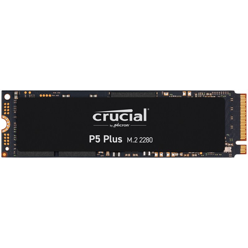 Crucial SSD 1TB P5 Plus M.2 NVMe, R/W: 6600/5000 MB/s, M.2 80mm PCIe Gen4 Micron 3D NAND, EAN: 649528906663 Crucial SSD 1TB P5 Plus M.2 NVMe, R/W: 6600/5000 MB/s, M.2 80mm PCIe Gen4 Micron 3D NAND, EAN: 649528906663