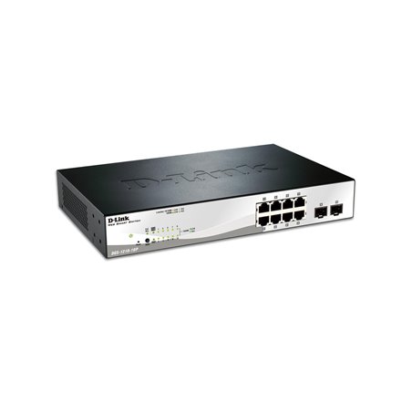 DLINK SW 8P-GB POE+ 2CMB SMART RM