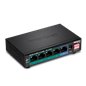 Switch 4 porturi Gigabit Long Range 200m PoE+, 1 port Gigabit - TRENDnet TPE-LG50 Switch 4 porturi Gigabit Long Range 200m PoE+, 1 port Gigabit - TRENDnet TPE-LG50