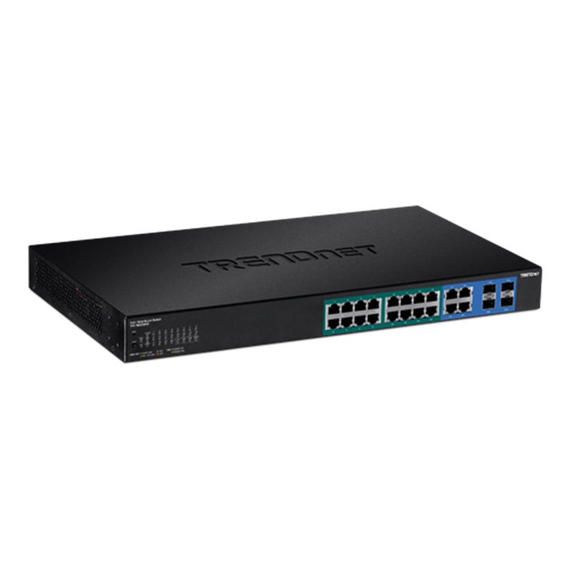 Switch Web Smart, 16 x Gigabit PoE+, 4 x Gigabit/SFP, putere 370W - TRENDnet TPE-1620WSF Switch Web Smart, 16 x Gigabit PoE+, 4 x Gigabit/SFP, putere 370W - TRENDnet TPE-1620WSF