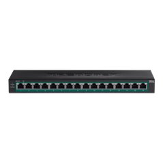 Switch 16 porturi Gigabit PoE/PoE+ 123W - TRENDnet TPE-TG160H