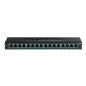 Switch 16 porturi Gigabit PoE/PoE+ 123W - TRENDnet TPE-TG160H Switch 16 porturi Gigabit PoE/PoE+ 123W - TRENDnet TPE-TG160H