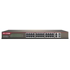 IP-COM 24-PORT +2 GIGABIT SWITCH POE L2
