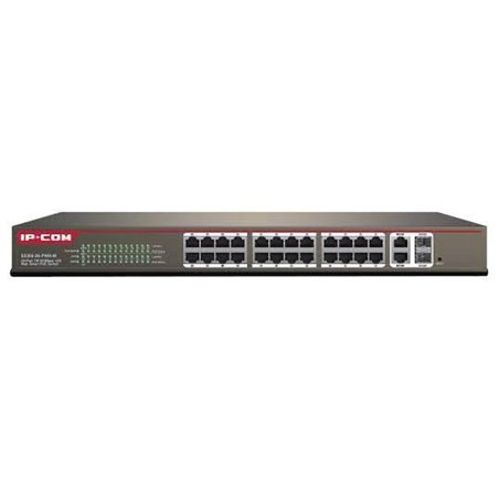 IP-COM 24-PORT +2 GIGABIT SWITCH POE L2