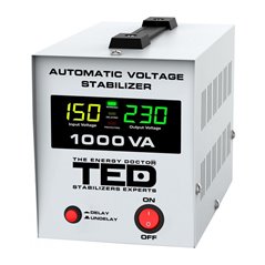 Stabilizator retea maxim 1000VA-AVR LCD 1 iesire schuko