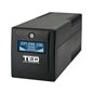 UPS 1100VA / 600W LCD Line Interactive cu stabilizator 4 iesiri schuko