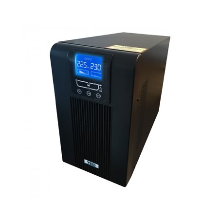 UPS 2050VA / 2000W cu stabilizator Online - dubla conversie 3 iesiri Schuko