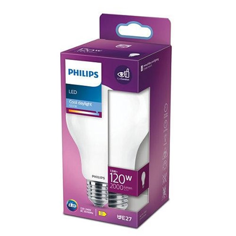 Bec LED Philips Classic A67, E27, 13WBec
