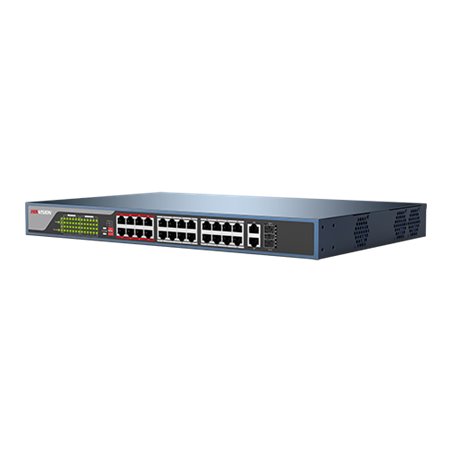 Switch 24 porturi PoE, 2 porturi uplink - HIKVISION DS-3E0326P-E