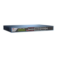 Switch 24 porturi PoE, 2 porturi uplink - HIKVISION DS-3E0326P-E