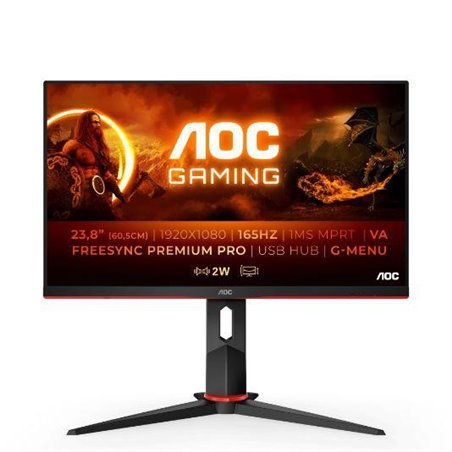 MONITOR 23.8" AOC 24G2SU/BK