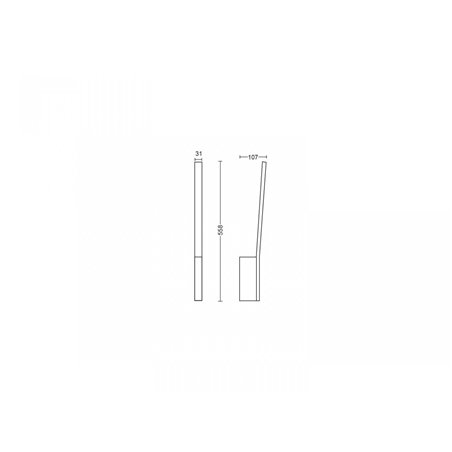 Liane Hue wall black 12W 24V