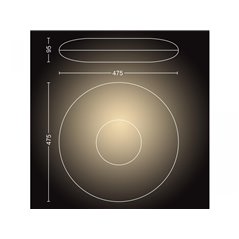 Cher Hue ceiling lamp black