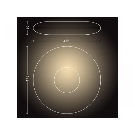 Cher Hue ceiling lamp black