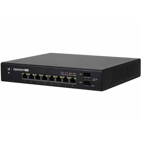 UB EDGESWITCH 8 150W 24V,802.3AF/AT POE