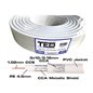 Cablu coaxial 75 ohm RG6 Tri-shield CCS + tresa CCA