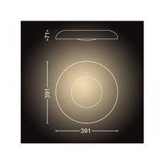 Still Hue ceiling lamp black