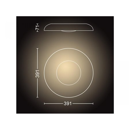 Still Hue ceiling lamp black