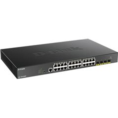 DLINK SW 24P-GB 4P-SFP SMART MANAGED POE