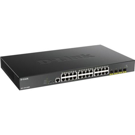 DLINK SW 24P-GB 4P-SFP SMART MANAGED POE
