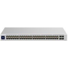 UniFi Switch 48 is a fully managed Layer 2 switch with (48) Gigabit Ethernet ports and (4) 1G SFP ports for fiber connectivity