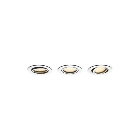 Milliskin Hue recessed R. white 3x5W