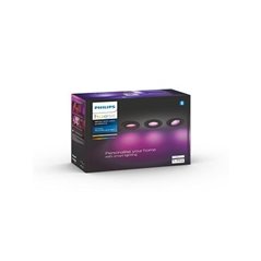 Pachet 3 spoturi incastrate LED RGB inte