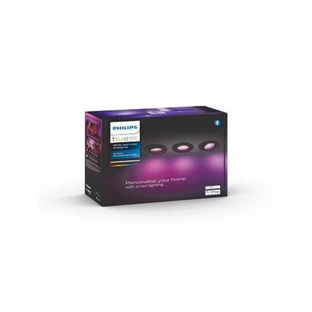 Pachet 3 spoturi incastrate LED RGB inte