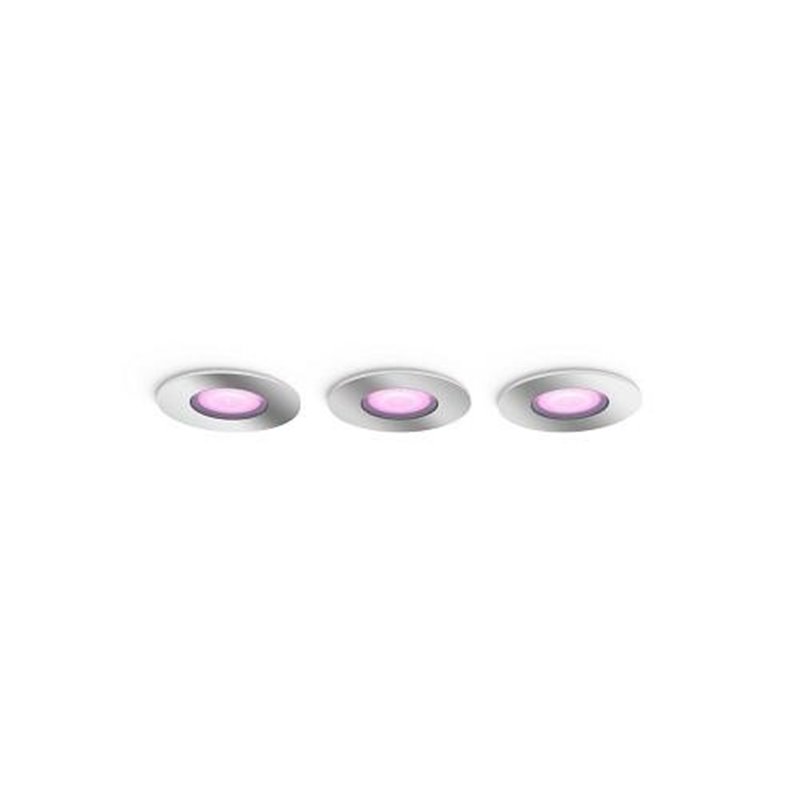Xamento Hue recessed chrome 3x5.7W