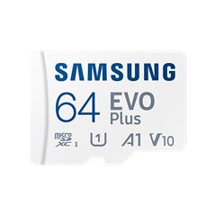 MICROSDXC EVO PLUS 64GB CL10 UHS1 W/AD