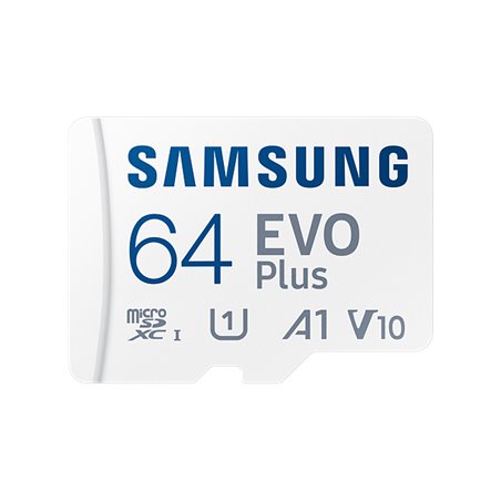 MICROSDXC EVO PLUS 64GB CL10 UHS1 W/AD