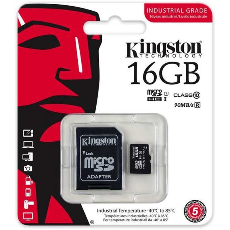 MICROSDHC 16GB CL10 UHS-I KSW AD SD