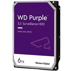 HDD AV WD Purple (3.5'', 6TB, 256MB, 5400 RPM, SATA 6Gbps)