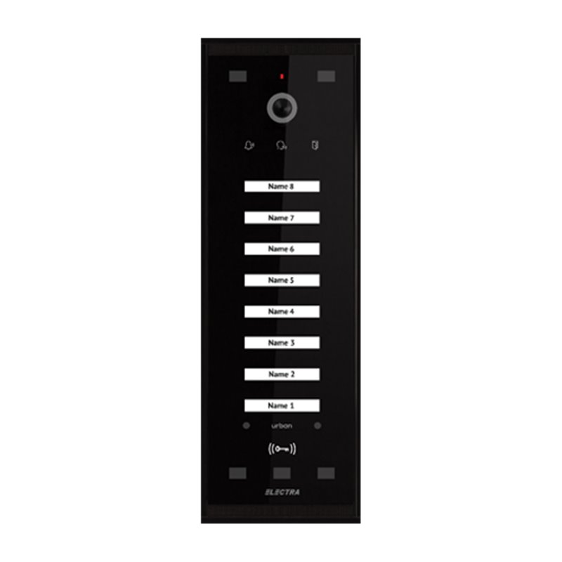 Panou exterior video Urban pentru 8 Familii - SMART, G3 - ELECTRA VPM.08S03.ELBU4