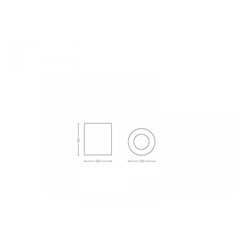 Pillar Hue ext. spot single spot white 1