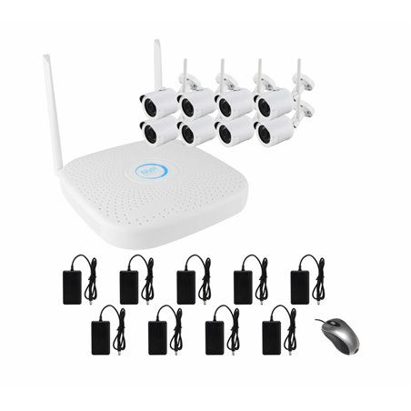 SISTEM SUPRAVEGHERE IP 8 CH WIFI 720P