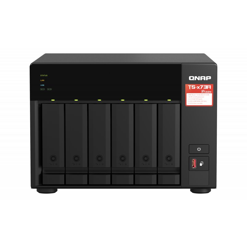 NAS QNAP 673A 6BAY 2.2GHZ 8GB TWR